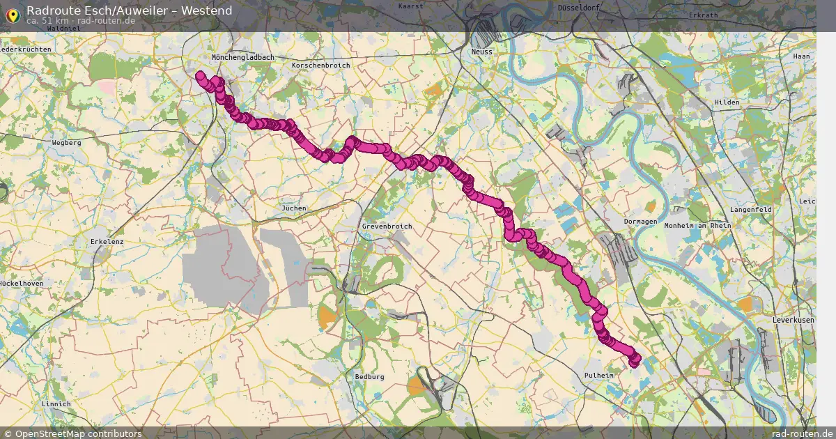 Radtour Esch Auweiler – Westend