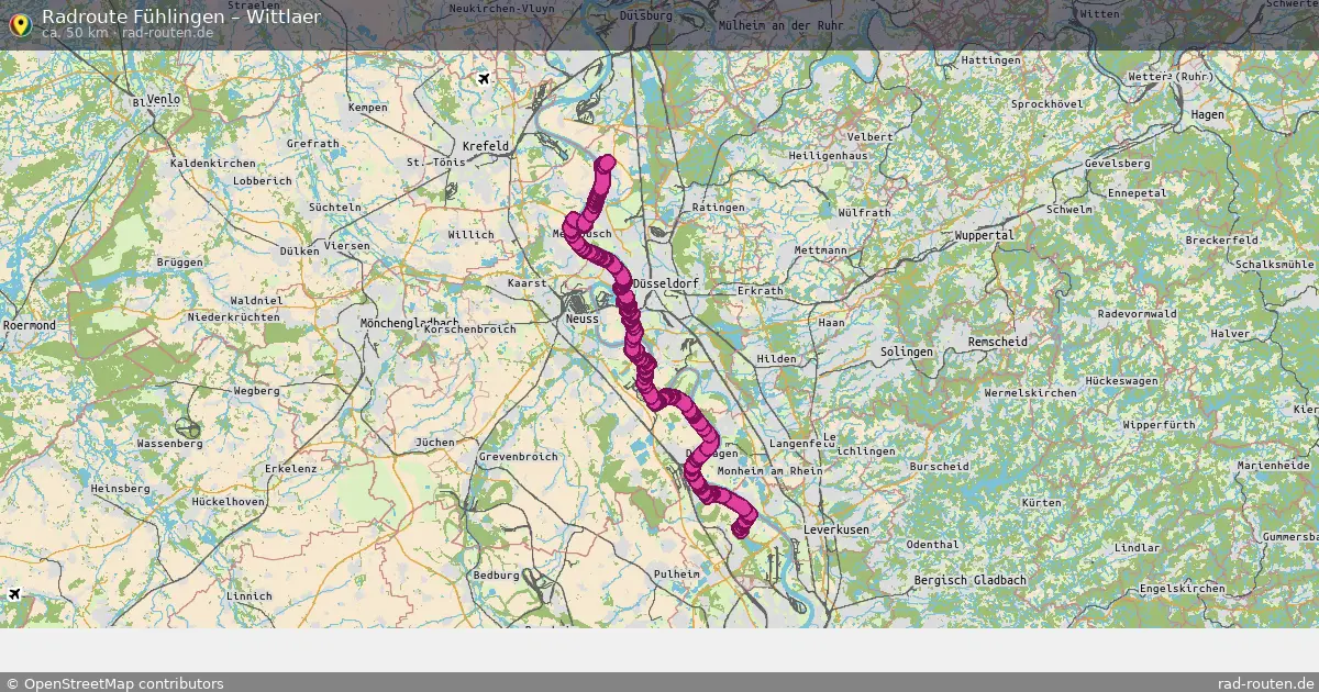 Radtour Fühlingen – Wittlaer