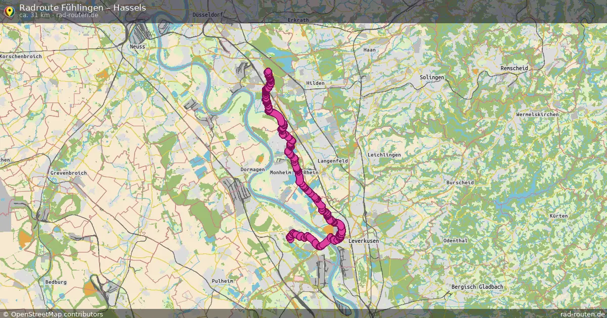 Radtour Fühlingen – Hassels