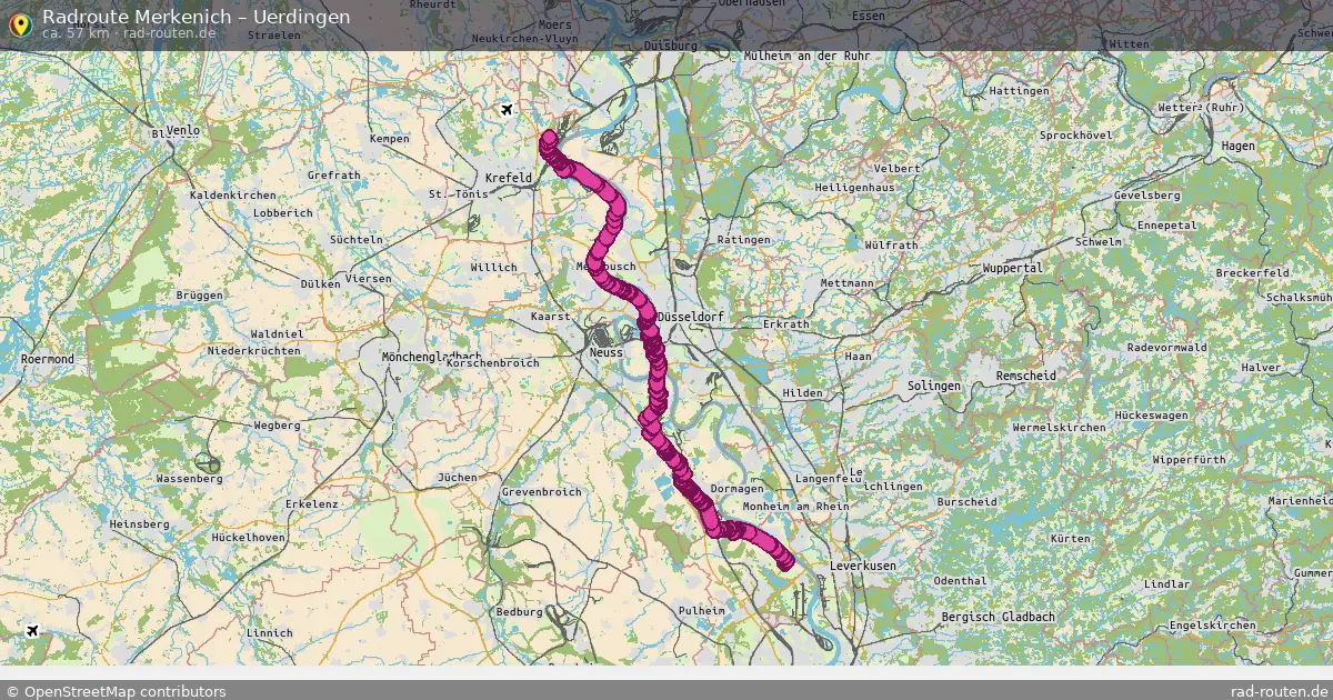 Radtour Merkenich – Uerdingen