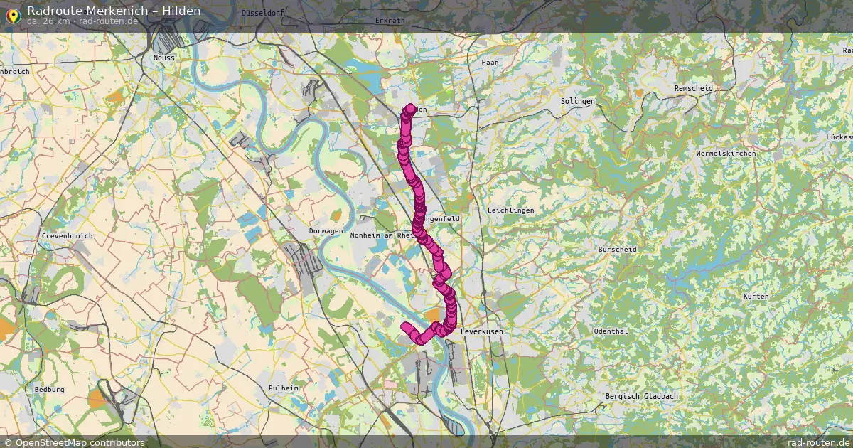 Radtour Merkenich – Hilden