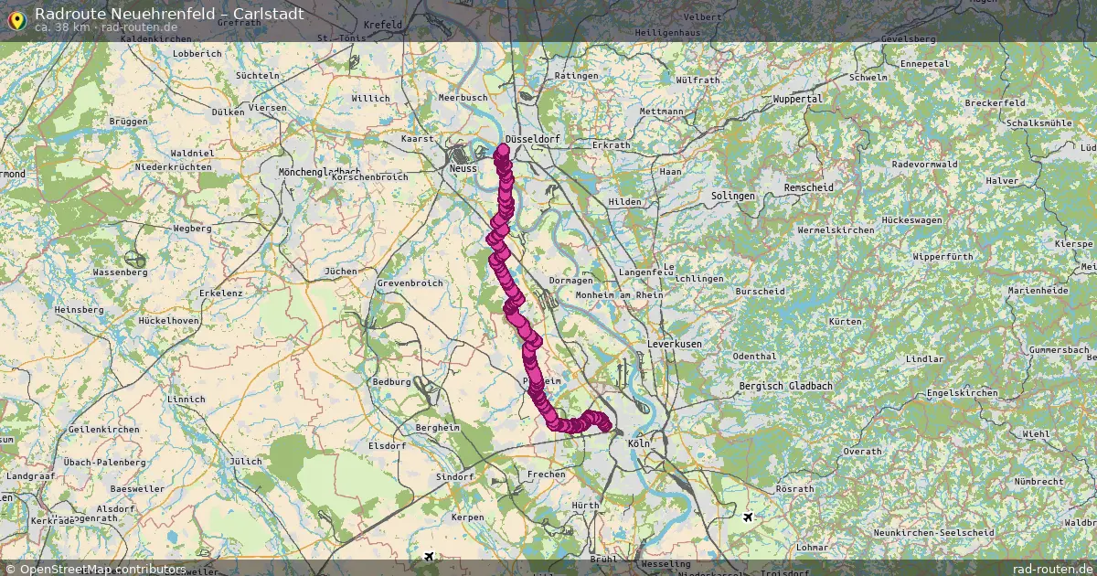 Radtour Neuehrenfeld – Carlstadt