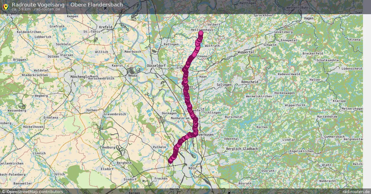Radtour Vogelsang – Obere Flandersbach
