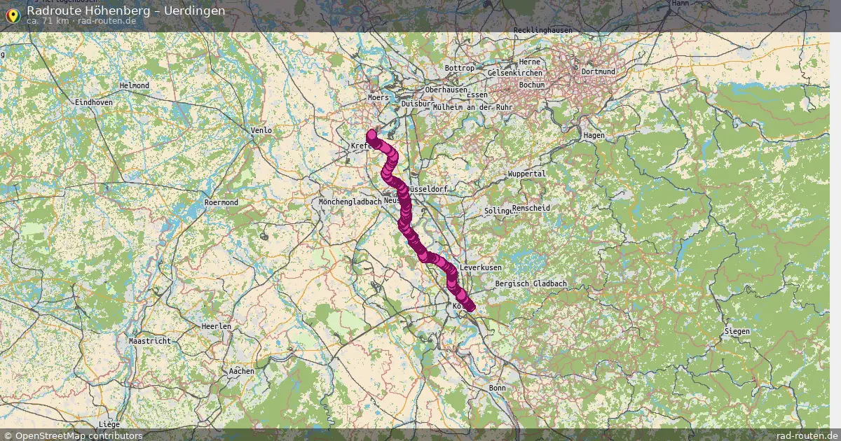 Radtour Höhenberg – Uerdingen