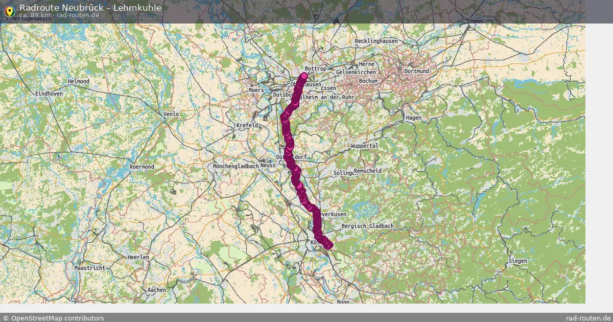 Radtour Neubrück – Lehmkuhle