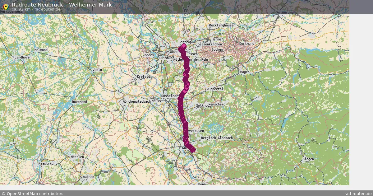 Radtour Neubrück – Welheimer Mark