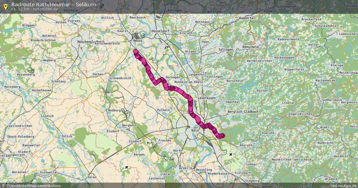 Radtour Rath Heumar – Selikum