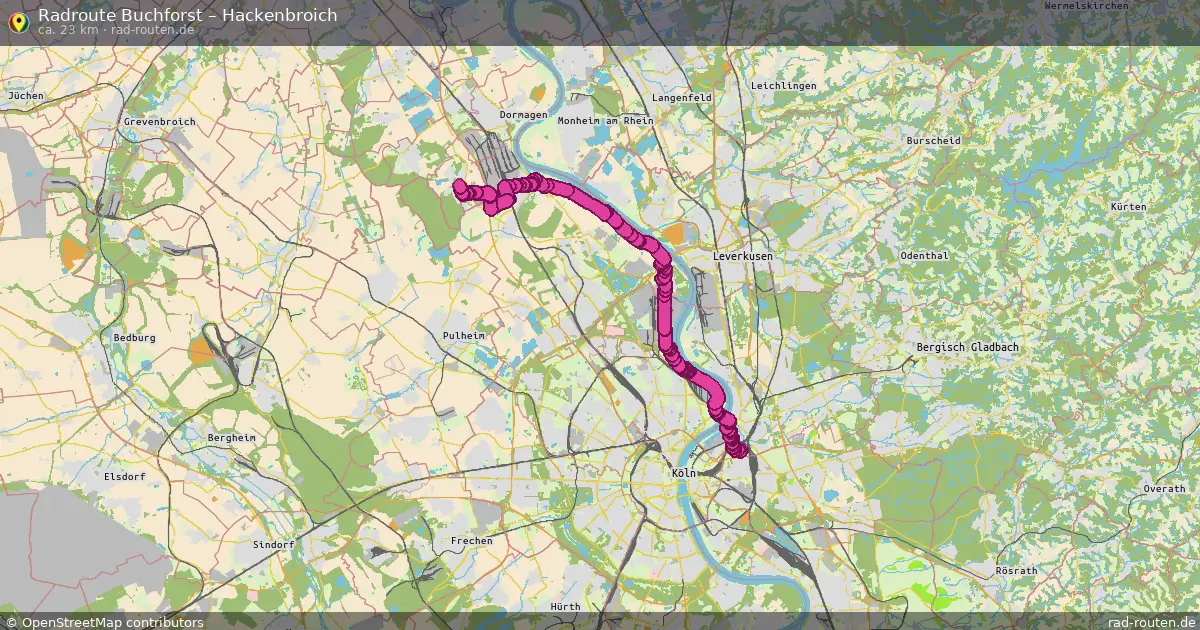 Radtour Buchforst – Hackenbroich