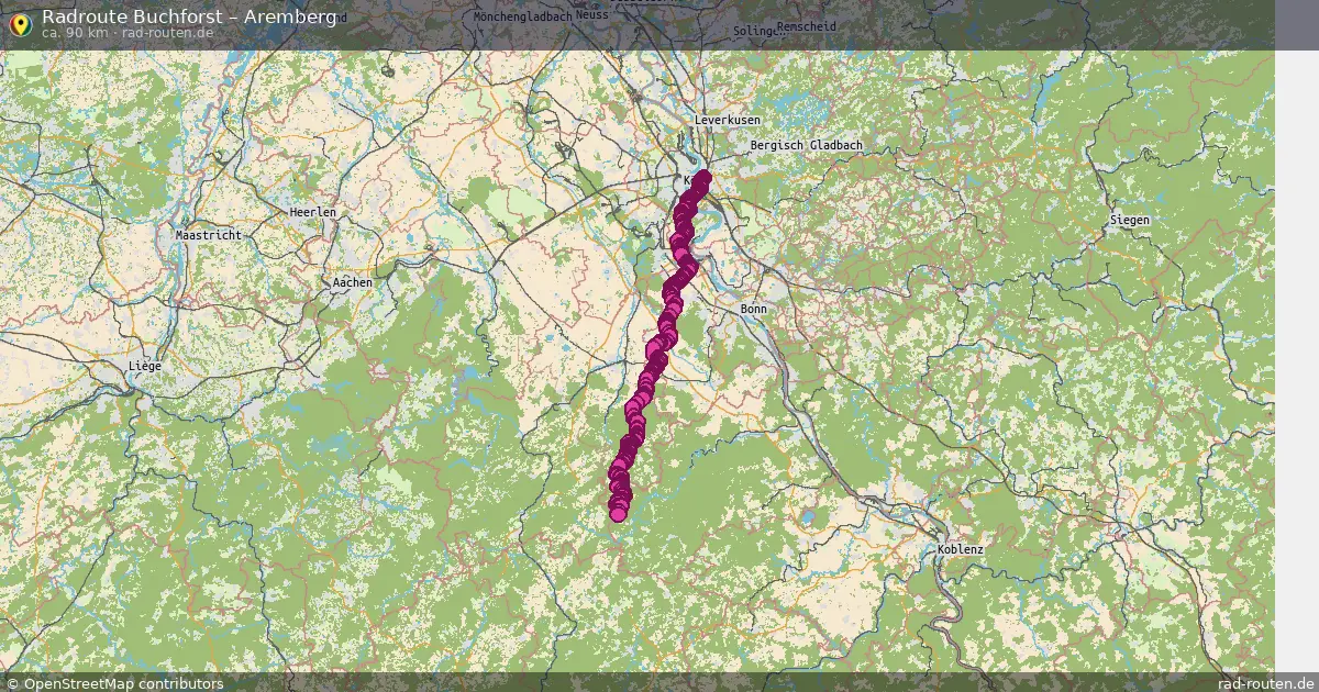 Radtour Buchforst – Aremberg