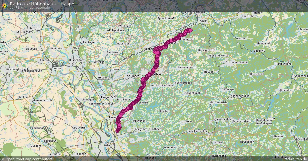 Radtour Höhenhaus – Haspe