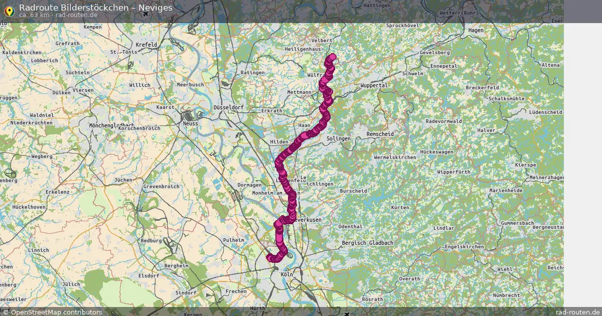 Radtour Bilderstöckchen – Neviges