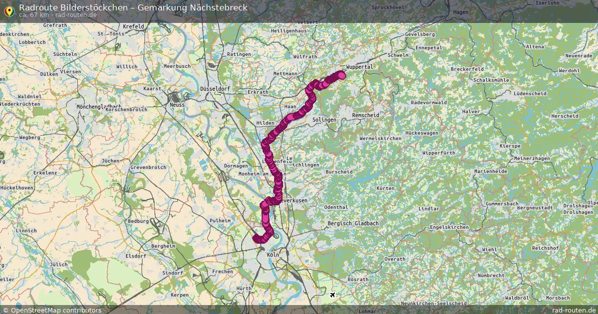 Radtour Bilderstöckchen – Gemarkung Nächstebreck