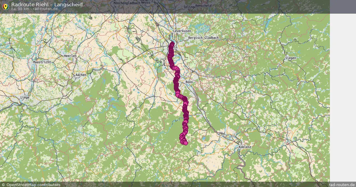 Radtour Riehl – Langscheid