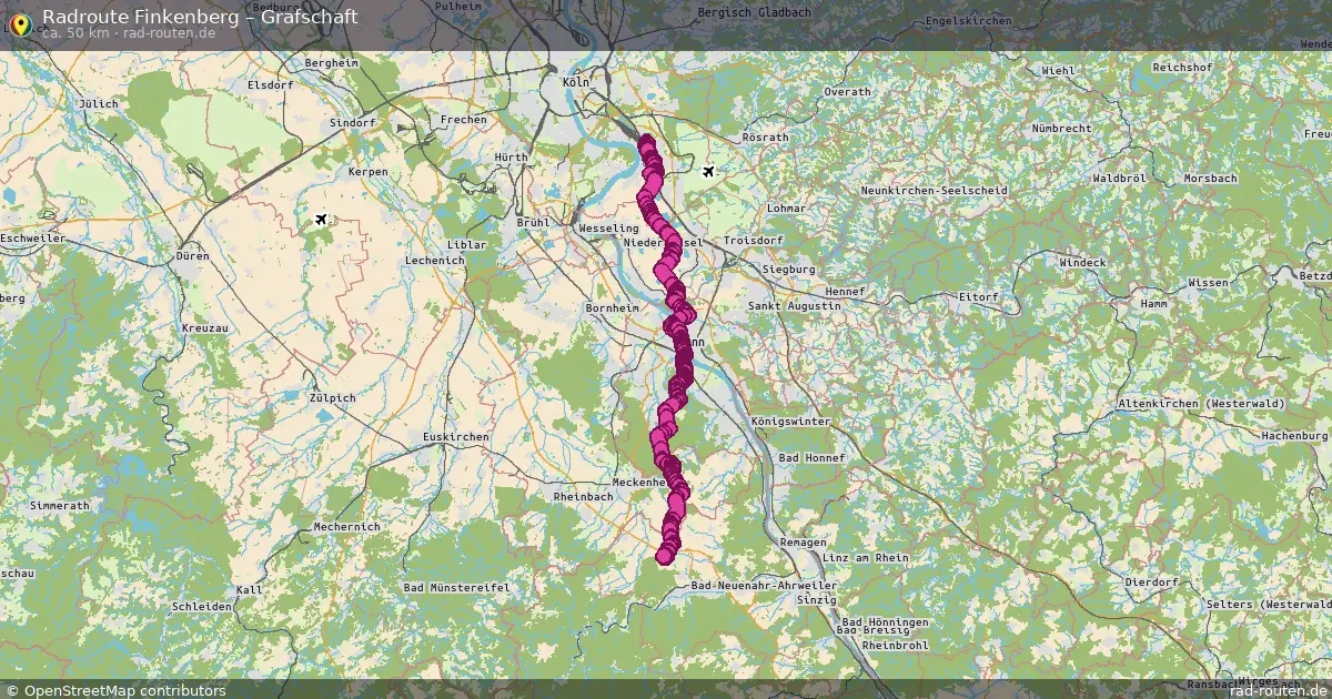 Radtour Finkenberg – Grafschaft