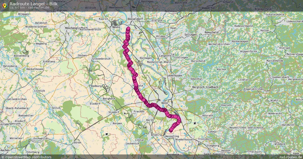 Radtour Langel – Bilk