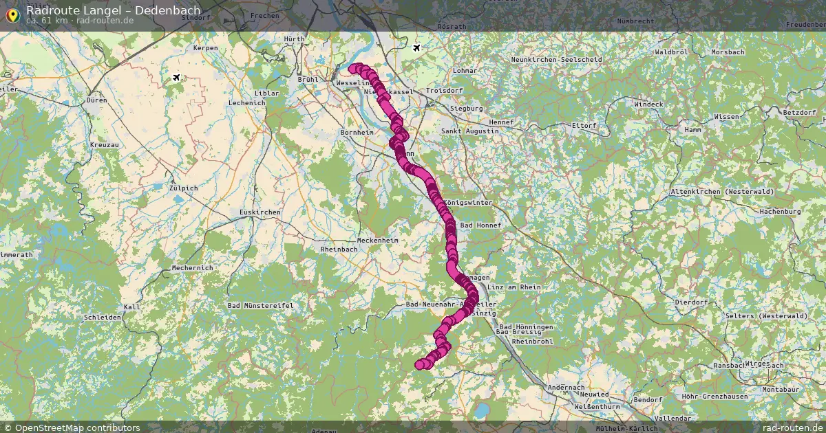 Radtour Langel – Dedenbach