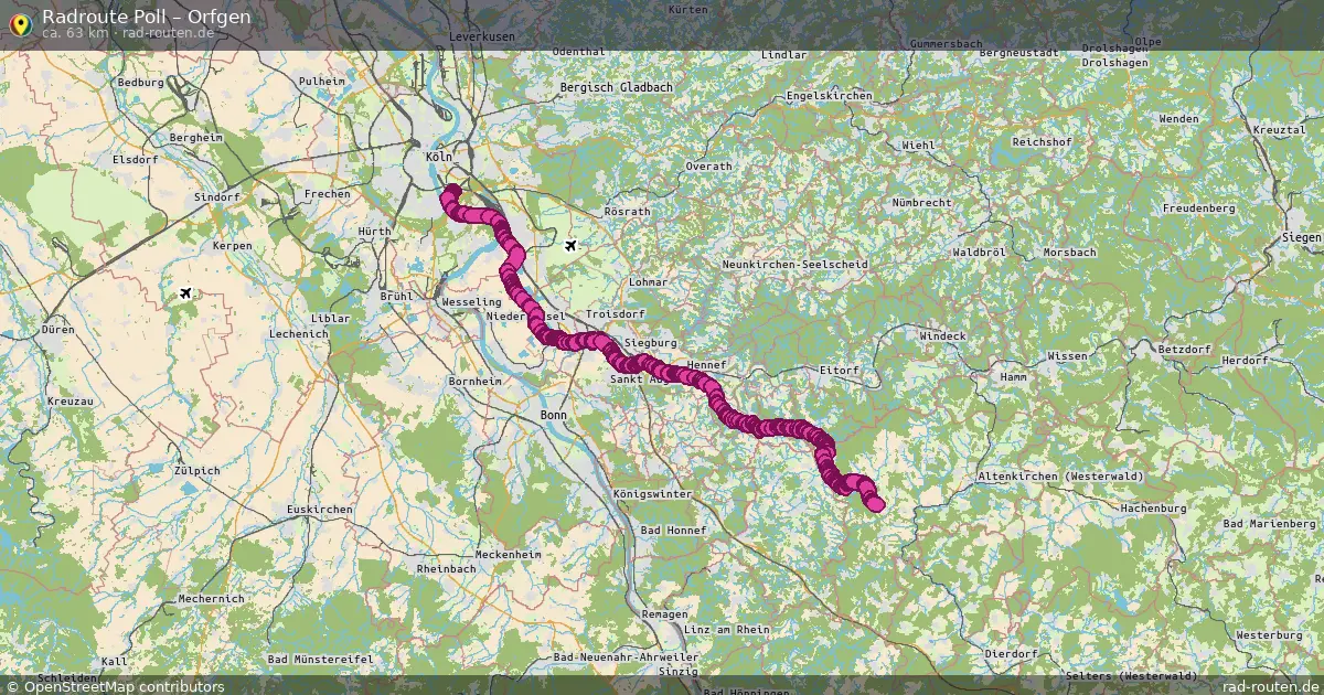 Radtour Poll – Orfgen