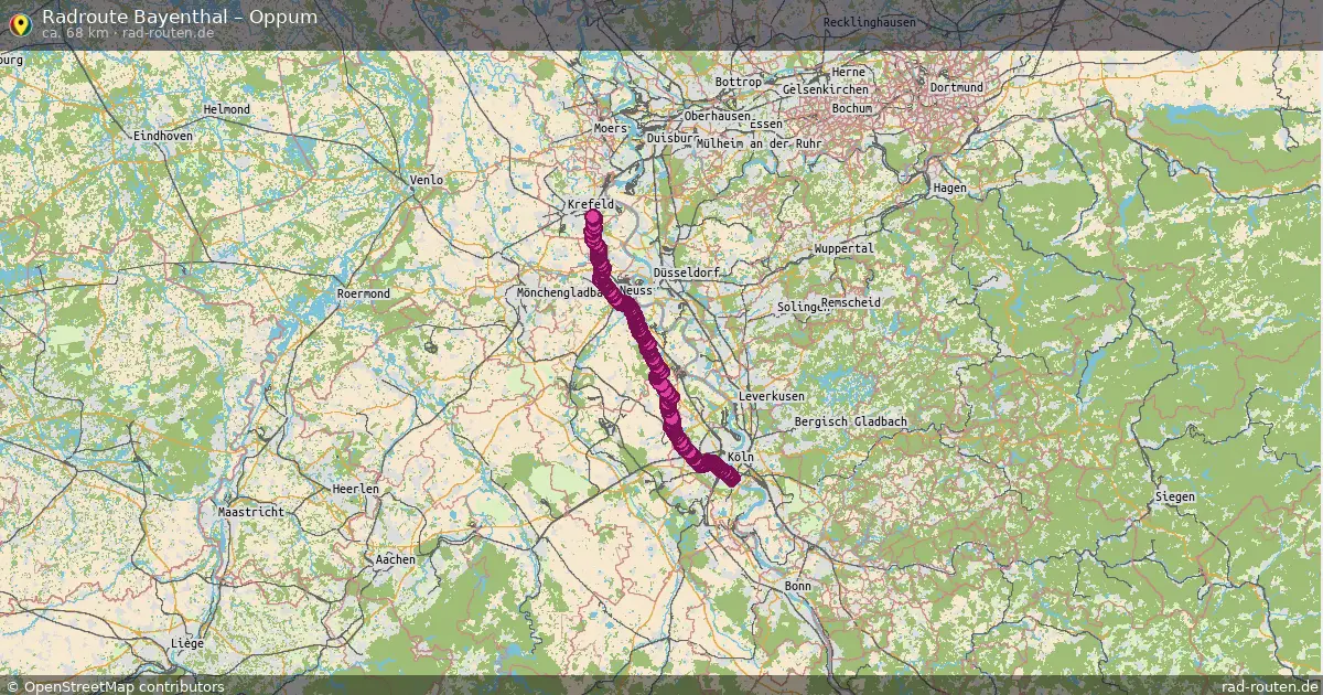Radtour Bayenthal – Oppum