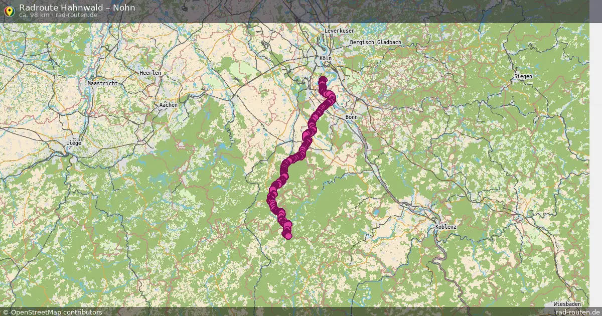 Radtour Hahnwald – Nohn