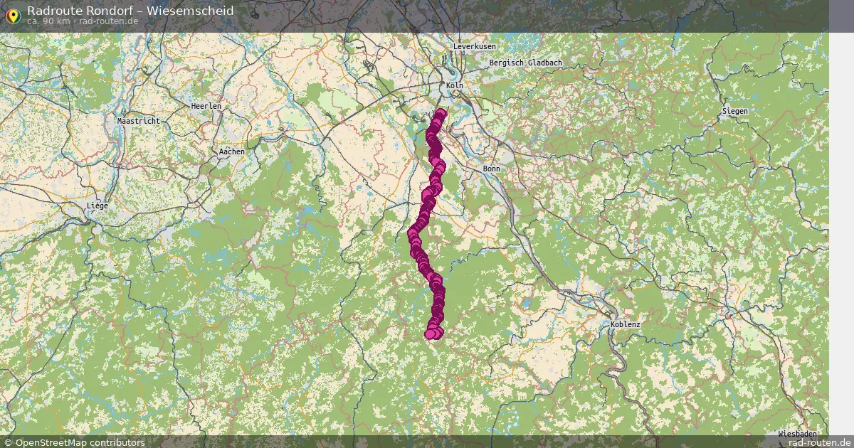 Radtour Rondorf – Wiesemscheid