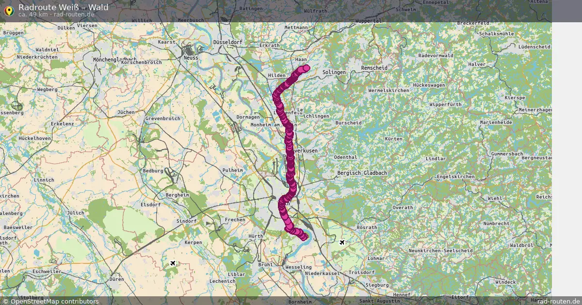 Radtour Weiß – Wald