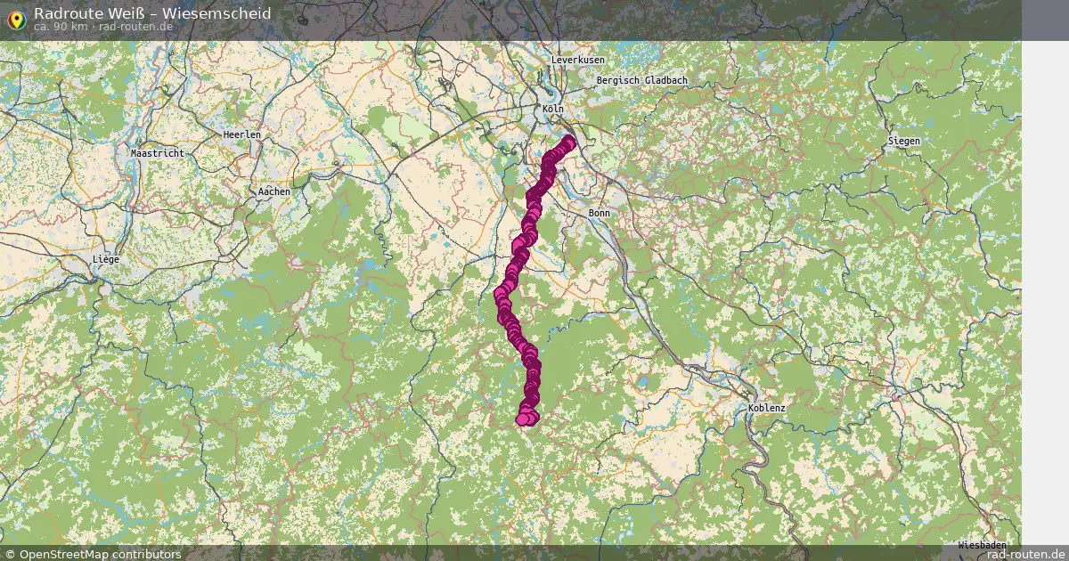Radtour Weiß – Wiesemscheid