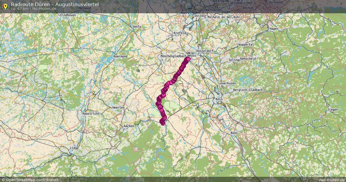 Radtour Düren – Augustinusviertel