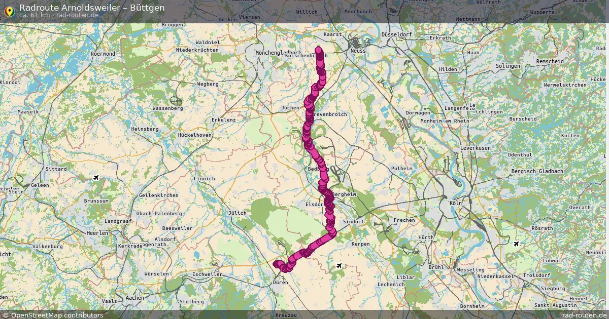 Radtour Arnoldsweiler – Büttgen