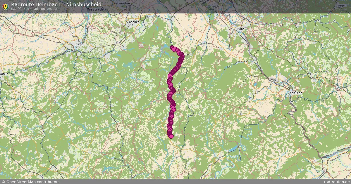 Radtour Heimbach – Nimshuscheid