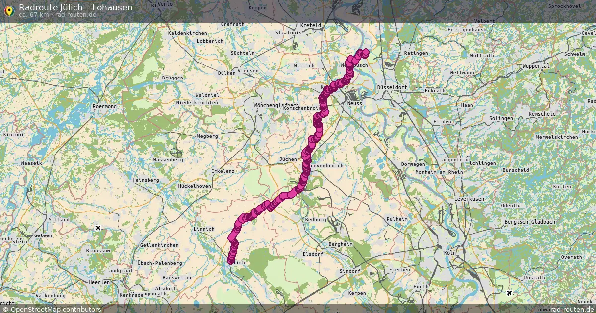 Radtour Jülich – Lohausen