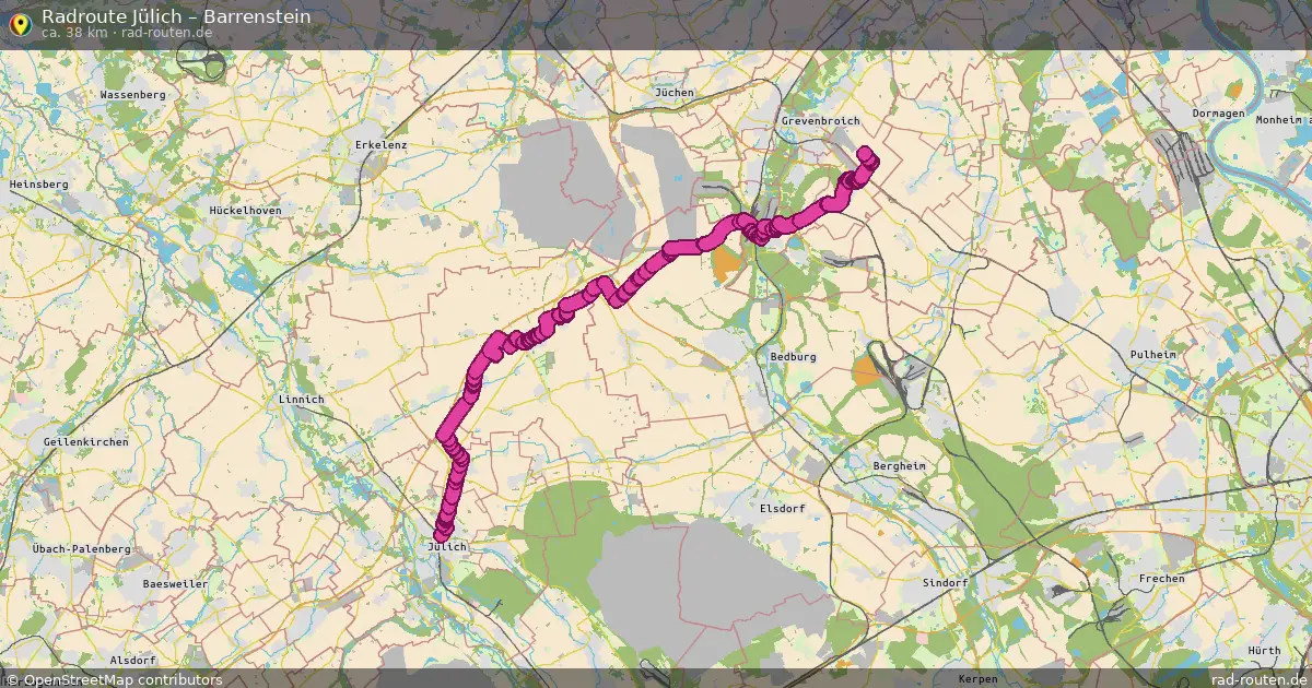 Radtour Jülich – Barrenstein