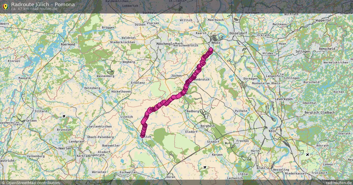 Radtour Jülich – Pomona