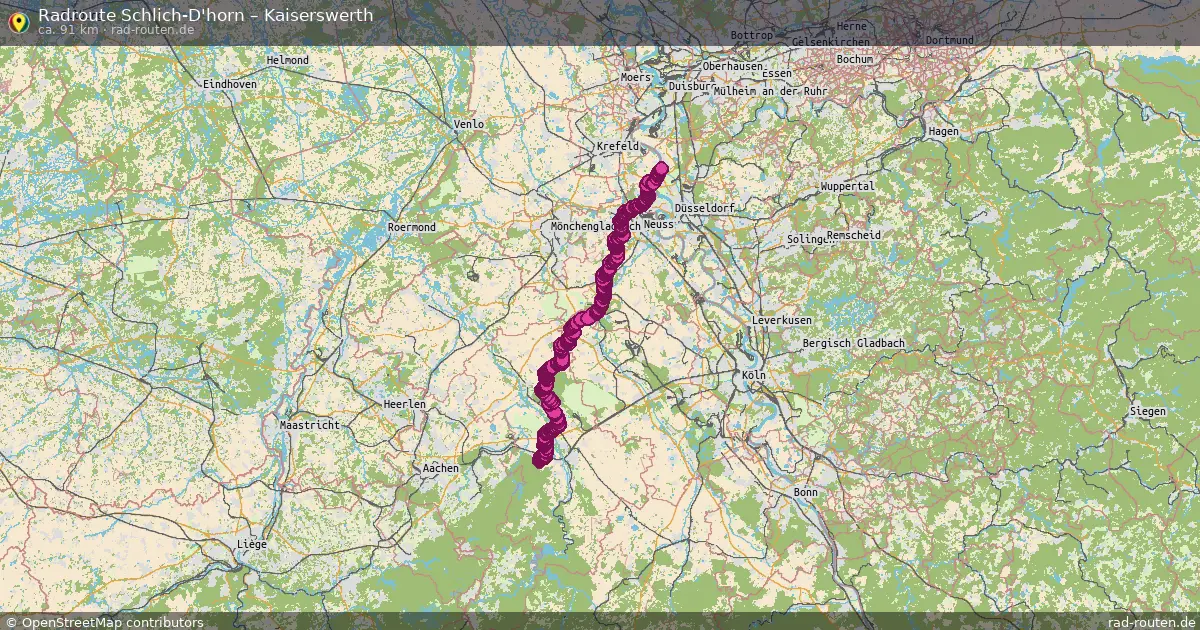 Radtour Schlich-D'horn – Kaiserswerth