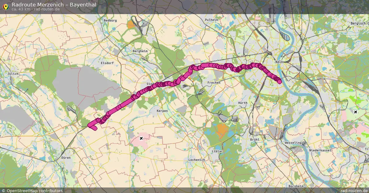 Radtour Merzenich – Bayenthal