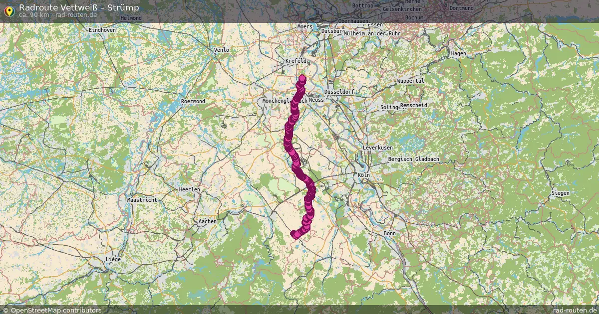 Radtour Vettweiß – Strümp