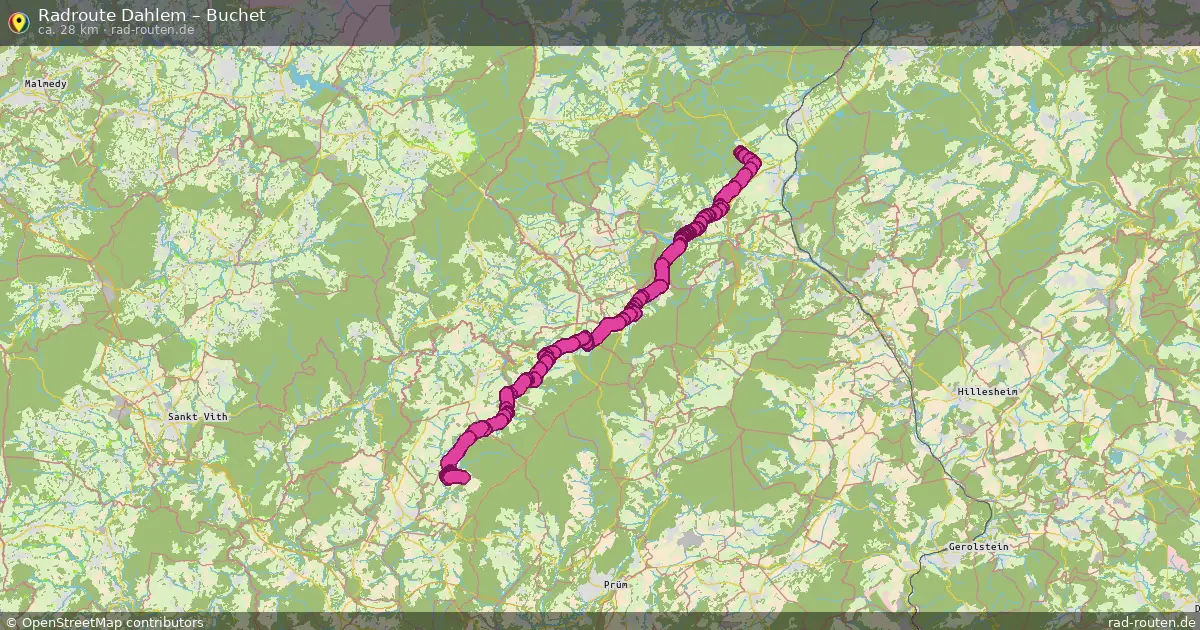 Radtour Dahlem – Buchet