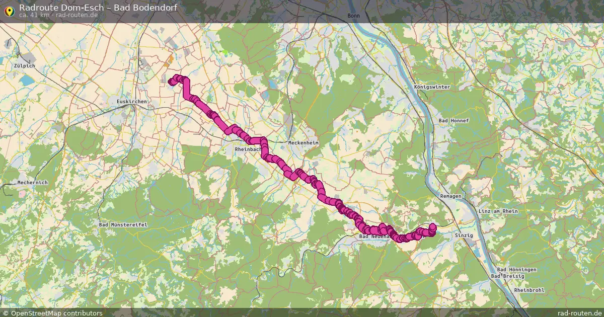 Radtour Dom-Esch – Bad Bodendorf
