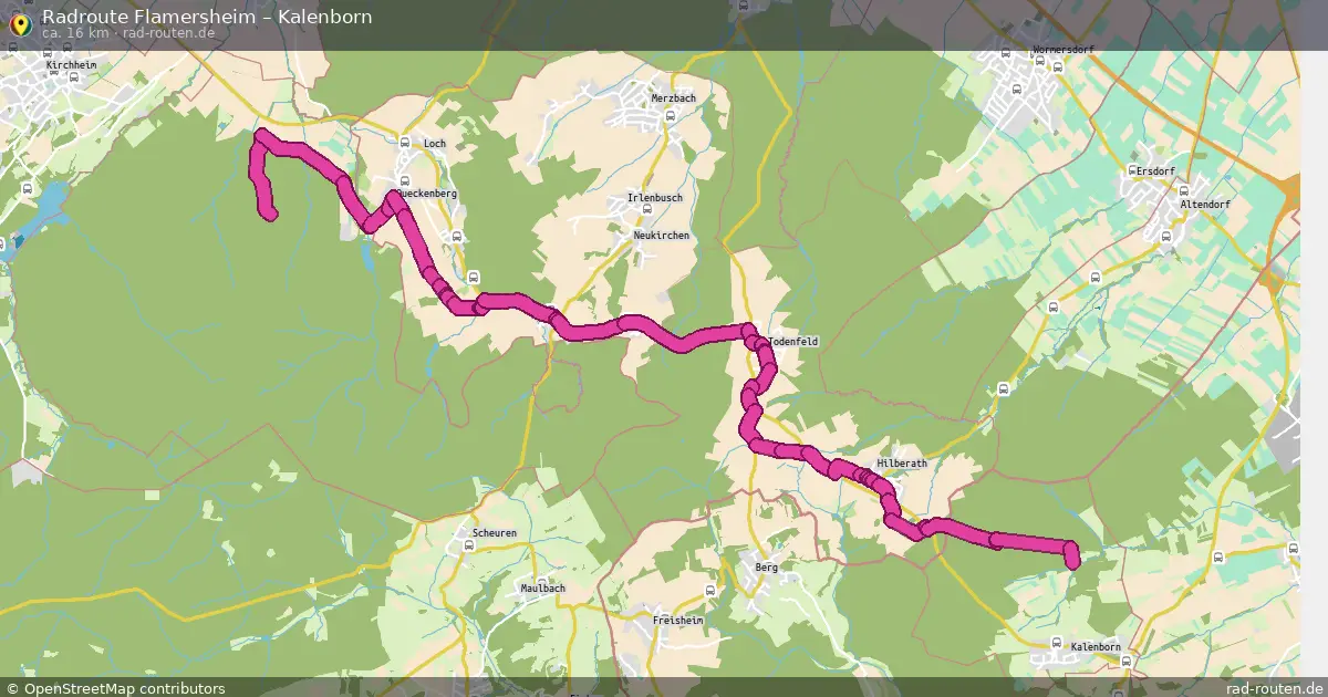 Radtour Flamersheim – Kalenborn