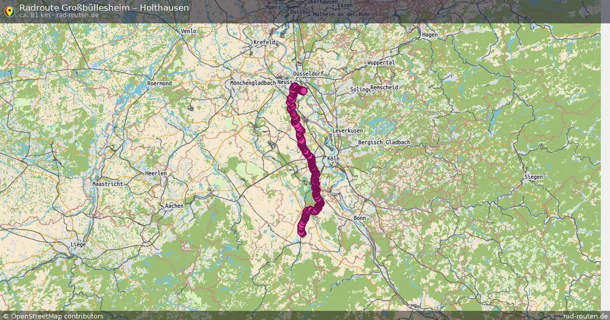 Radtour Großbüllesheim – Holthausen