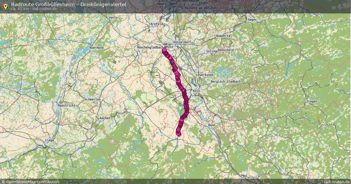 Radtour Großbüllesheim – Dreikönigenviertel