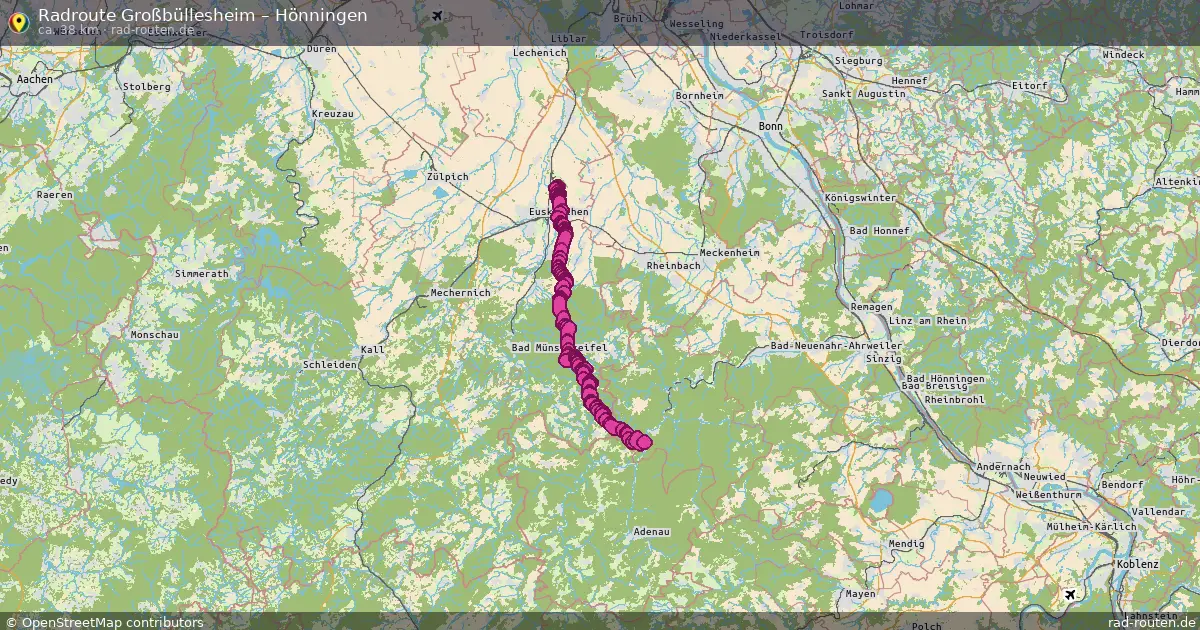 Radtour Großbüllesheim – Hönningen