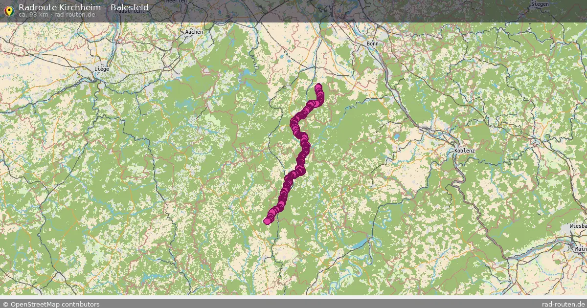 Radtour Kirchheim – Balesfeld