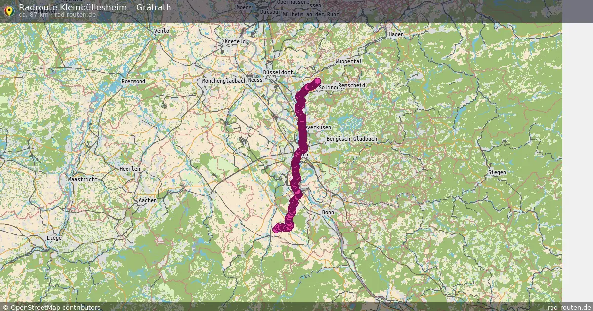 Radtour Kleinbüllesheim – Gräfrath