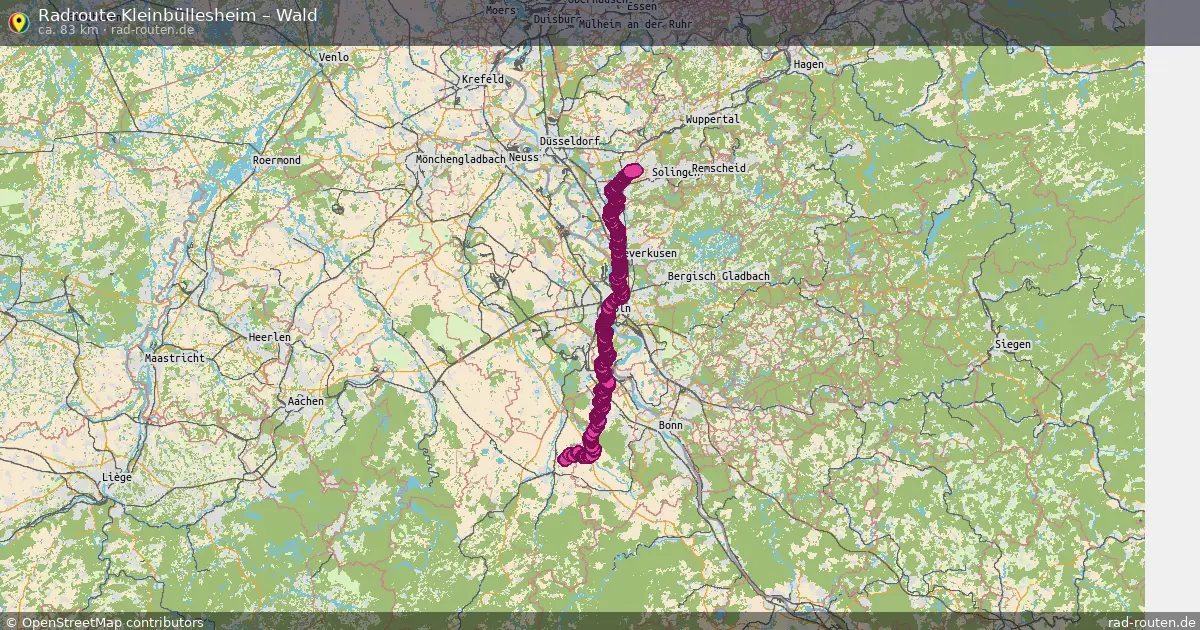 Radtour Kleinbüllesheim – Wald