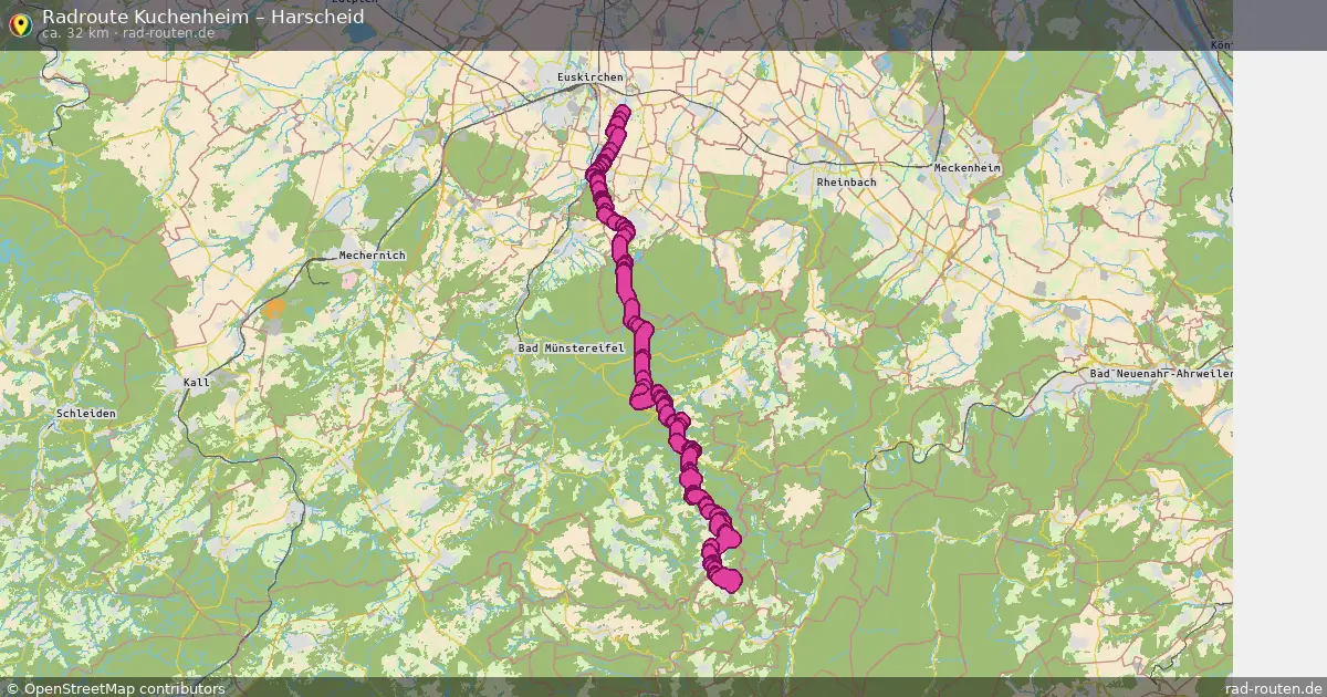 Radtour Kuchenheim – Harscheid