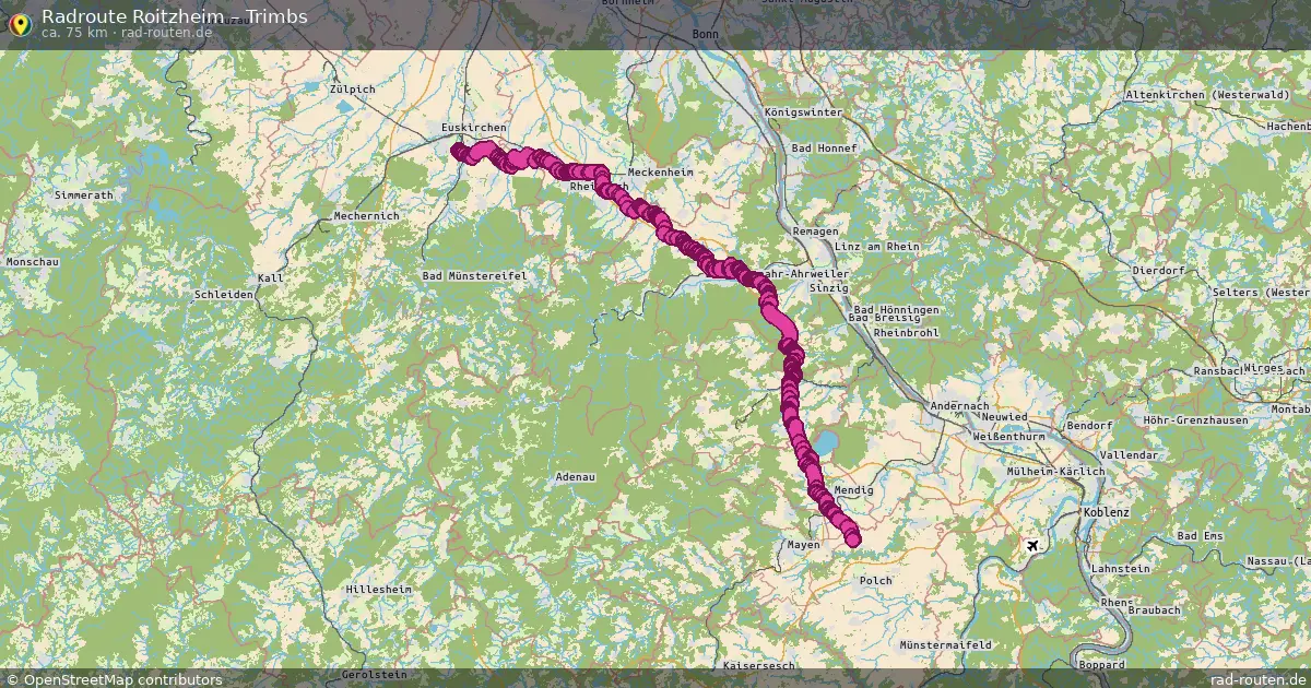 Radtour Roitzheim – Trimbs
