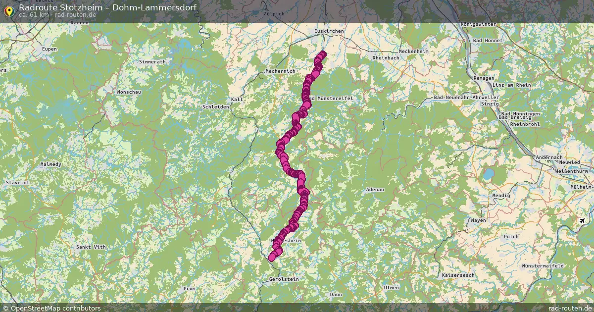 Radtour Stotzheim – Dohm-Lammersdorf