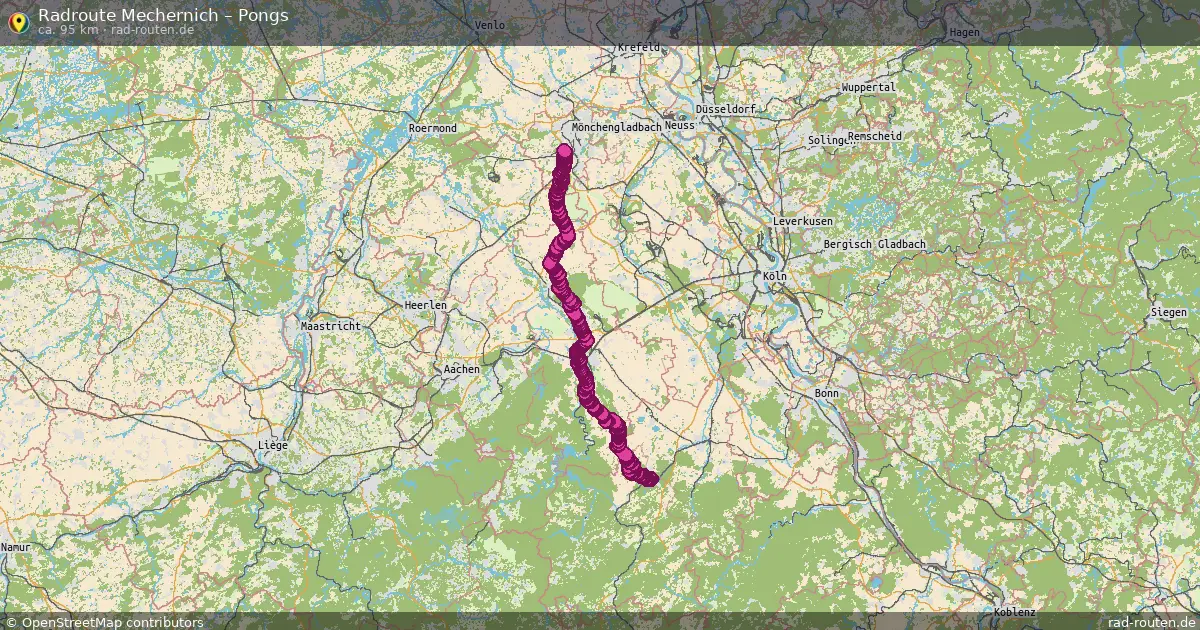 Radtour Mechernich – Pongs