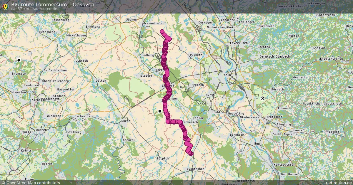 Radtour Lommersum – Oekoven