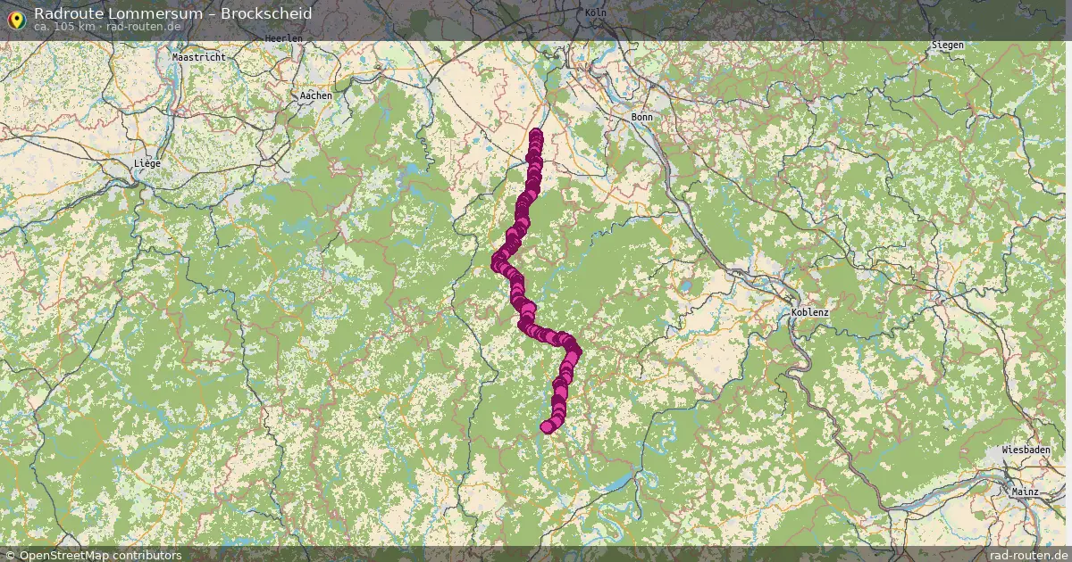 Radtour Lommersum – Brockscheid